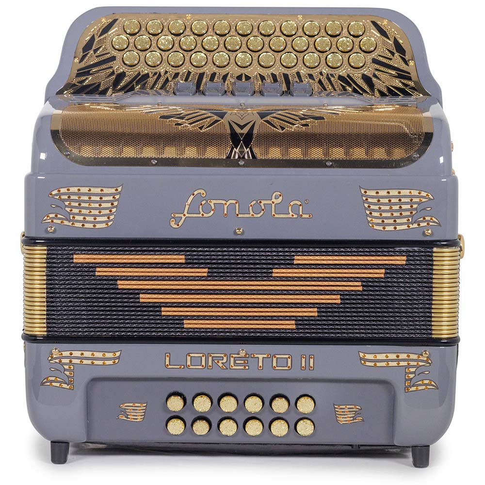 Sonola Loreto II Accordion 5 Switch EAD Dark Gray with Gold